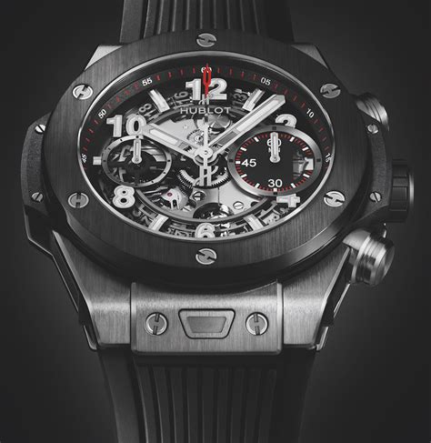 hublot all black big bang unico|Hublot big bang 42mm price.